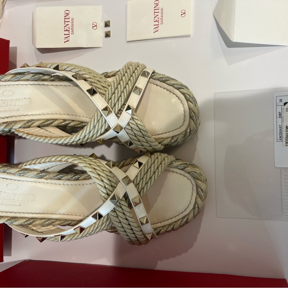 Valentino Slide Espadrillas size 8